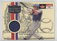 2001 Fleer Platinum National Patch Time Ivan Rodriguez (Series 1) Patch HOF 1h78