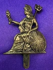 Genuine WW2 The Norfolk Regiment GM Cap Badge w/slider
