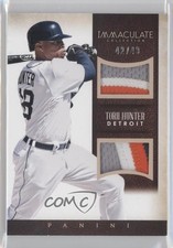 2014 Panini Immaculate Duals Prime 42/49 Torii Hunter #9 9t3