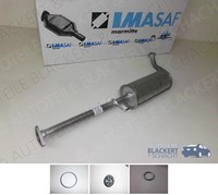Imasaf Auspuff MSD Mitteltopf für Honda HR-V (Gh) 1.6 16V 4WD 3 TüRer