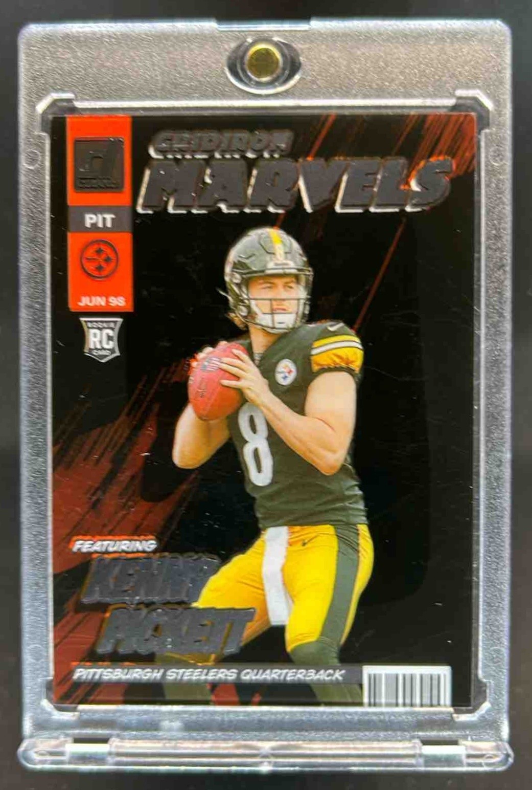 2022 Donruss Kenny Pickett Gridiron Marvels RC Rookie #GM-17 Steelers