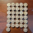 32 Mercury Dimes 90% Silver ( All 1942 )