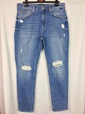Jeans uomo Mavi Luka slim skinny gamba blu chiaro W32 