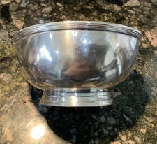 Elkington CUNARD WHITE STAR silver plated bowl.