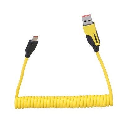 Fleixble Type C + USB Data Cable Cord 65W Quick Charging & 480Mbps Data Transfer