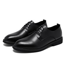 Fashion Men's Faux Leather Lace Up Pointed Toe Oxfords Dress Prom Wedding Shoes