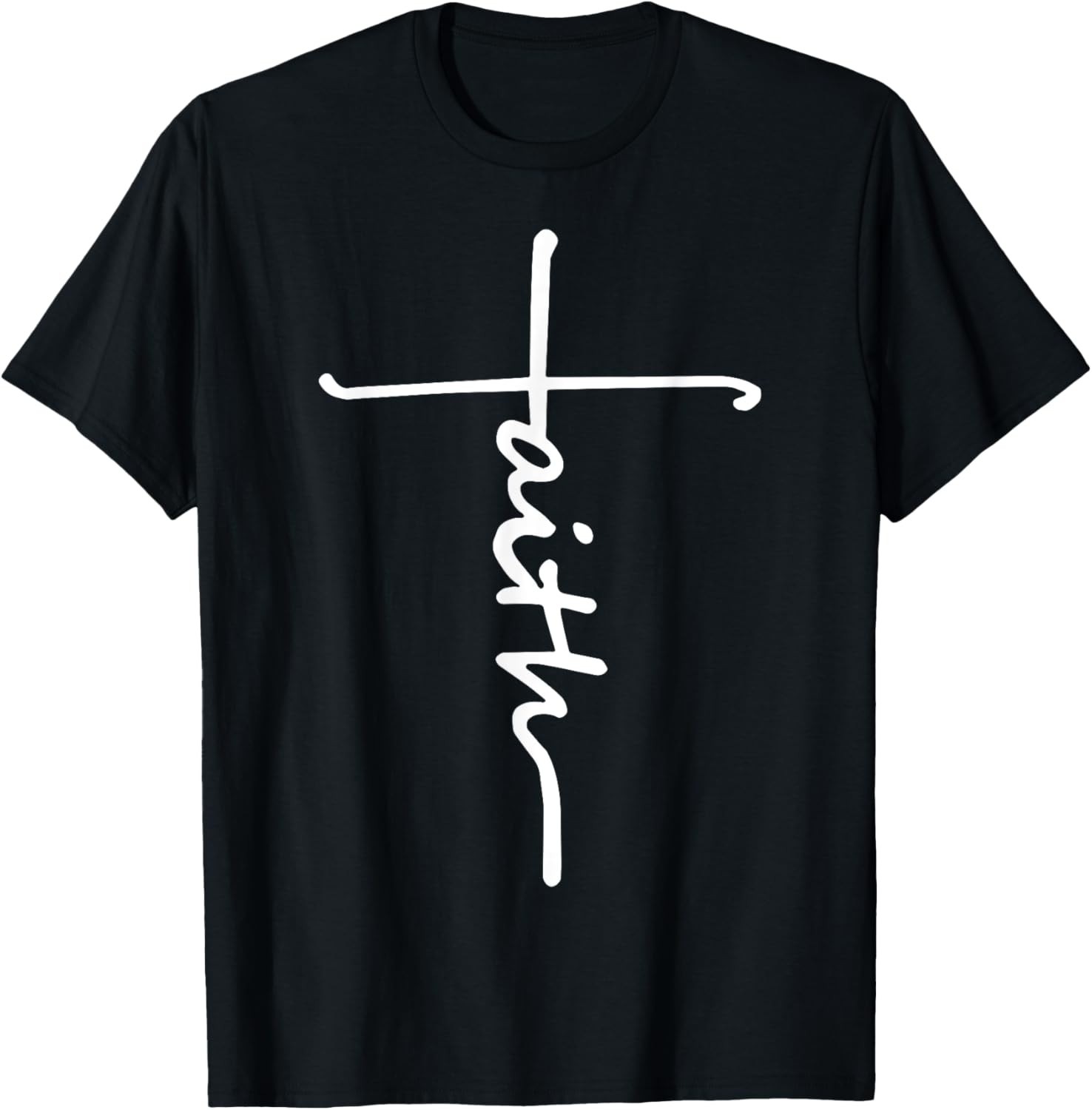 Christian Faith Cross Lion Luke Inspirational T-Shirt