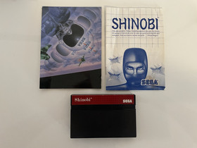 3 Sega Master System Games - Double Dragon, Shinobi, Ghost House - Untested