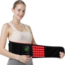 Red Light Therapy Belt, 660Nm & 850Nm near Infrared Light Therapy for Body with 