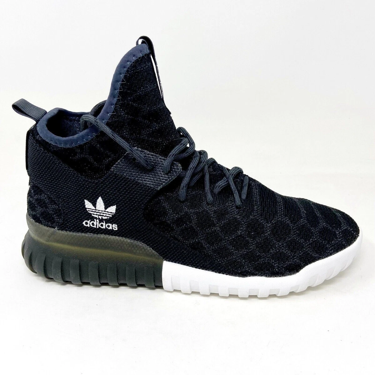Adidas Tubular Run Sneakers Black White Sole Lace Up High Top Size Mens 12 Amazon.com | adidas Originals Tubular Runner Weave Mens  main image 3