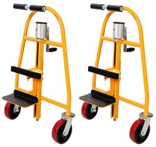 Manual Furniture and Crate Mover Set of 2 with Swivel Casters 1400lbs Capacity