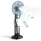 18" Pedestal Misting Fan, Mister Cooling Fan w/5L Water Tank, 3 Speeds 3 Modes