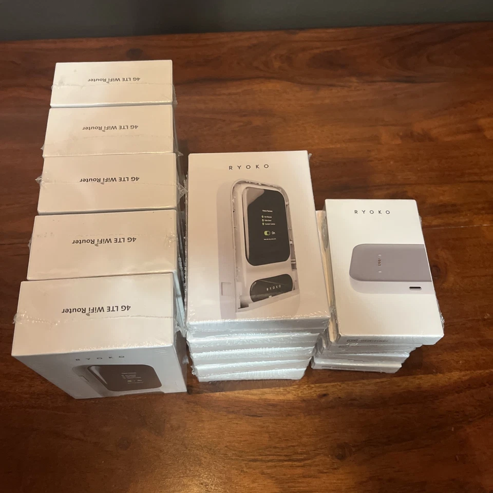 Lot Of 15 Ryoko Items Wi-Fi 4G Routers, Cases, Docking Stations New Sealed Boxes - Image 2 of 4