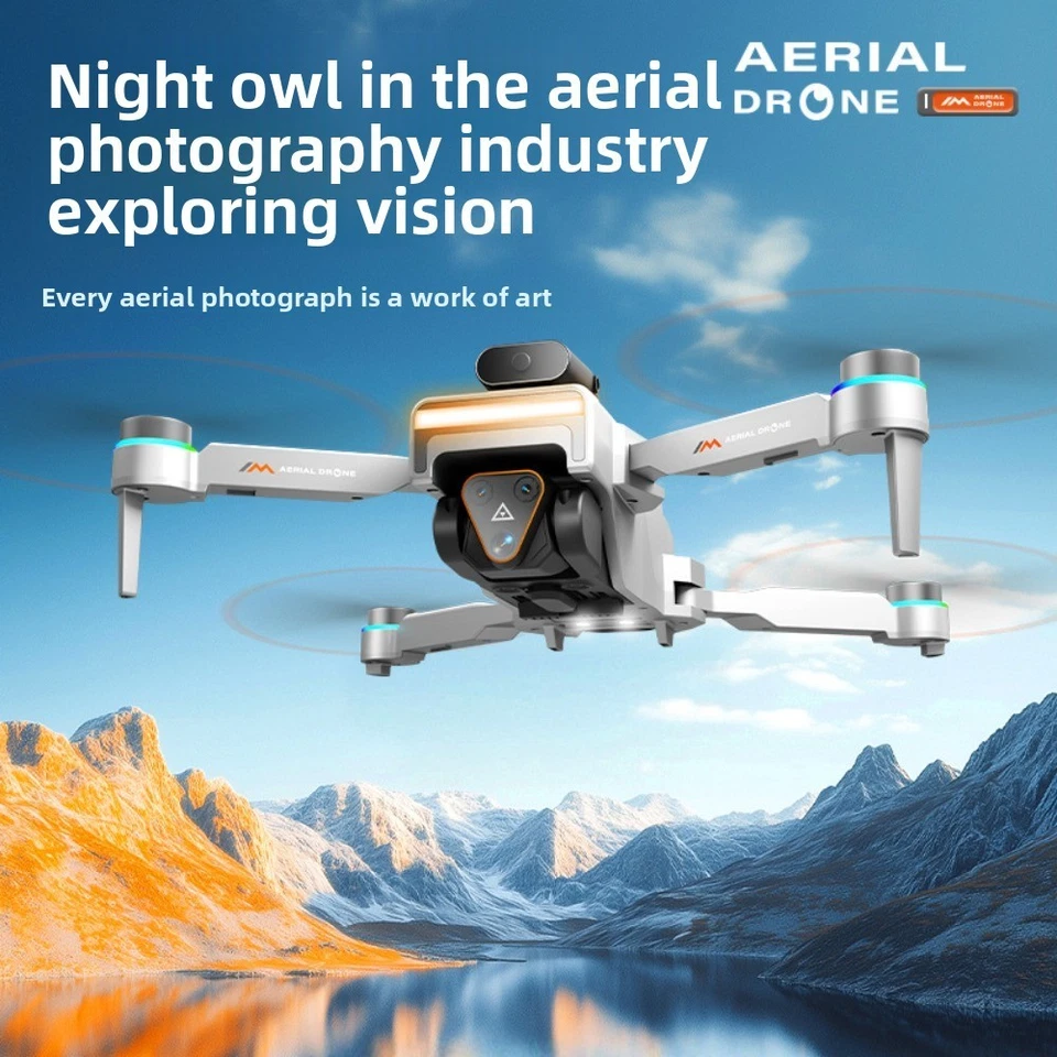 M4 Drone with 4.5 Inch Display Smart Obstacle Avoidance HD Aerial Photography - Image 2 of 4