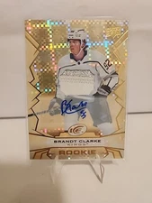 2022-23 UD ICE HOCKEY GOLD ROOKIE AUTOGRAPH PATCH #133 BRANDT CLARKE /99