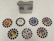 Vintage GAF View Master Model G Brown Viewer w 7 Reels Walt Disney Mickey Mouse