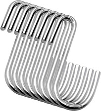 10 Pack 4 Inch Heavy Duty S Hooks S Shaped Hooks Hanging Hangers Hooks for Kitch