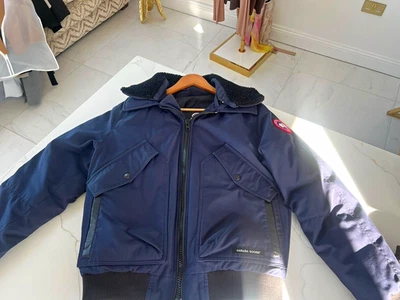 Canada Goose Sanford Parka Arctic Program Blue Down Bomber Jacket Men’s M