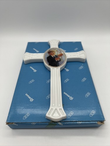 Vintage 1993 Roman Inc. Abbie Williams “Cross Boy” Wall-hanging Cross (#45988) - Picture 2 of 7