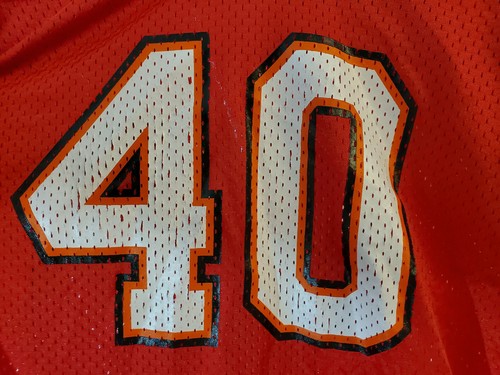 Mike Alstott Tampa Bay Buccaneers Reebok Jersey #40 L 14-16 Purdue Boilermakers - Picture 5 of 8
