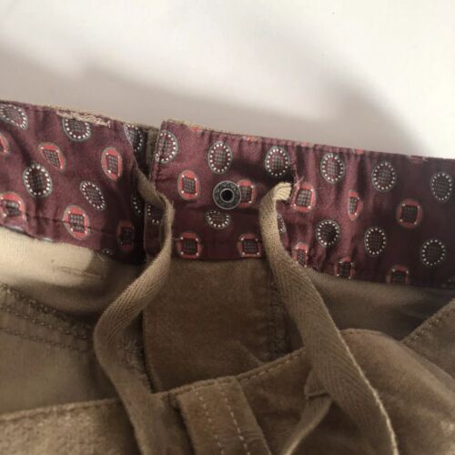 Gonna Athleta taglia 2 cammello marrone zip coulisse zip tasche elasticizzata India - Foto 4 di 7