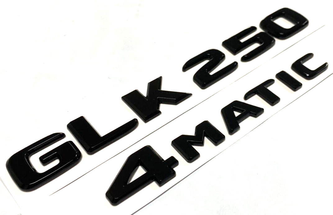 2 GLK250+4MATIC FOR MERCEDES REAR TRUNK EMBLEM BADGE NAMEPLATE DECAL NUMBER
