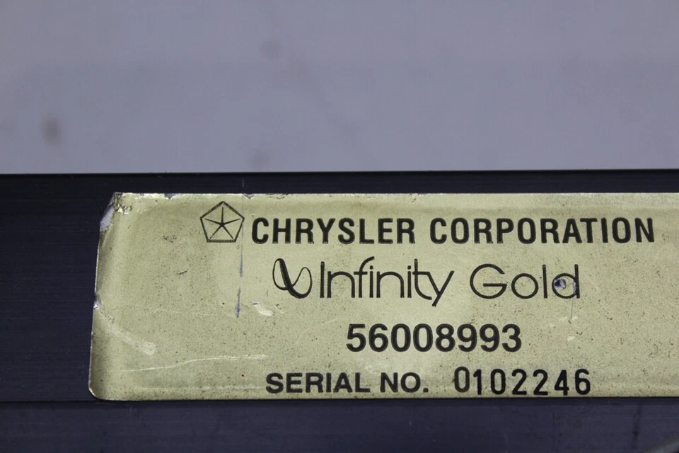 Verstärker Jeep Grand Cherokee ZJ 1995 Infinity Gold Amp Amplifier 56008993 - Bild 2 von 2