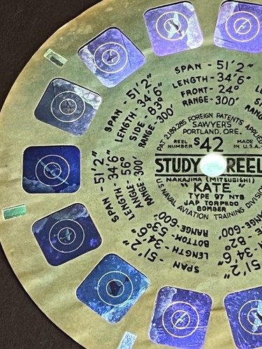 View Master Study Reel s42 US Naval Aviation Training Division "Kate" - Picture 3 of 4