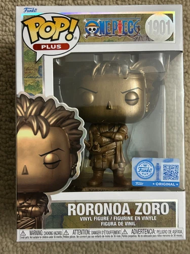 Funko Pop! Plus Animation One Piece: #1901 Roronoa Zoro Bronze Statue