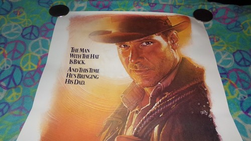 Indiana Jones and the Last Crusade (1989) Movie Poster Ad Original SS Rolled - Bild 2 von 7