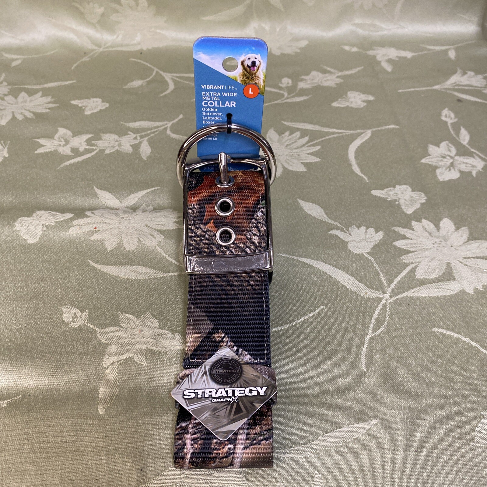 Mossy Oak Dog Collar Size Large, Extra Wide By Vibrant Life