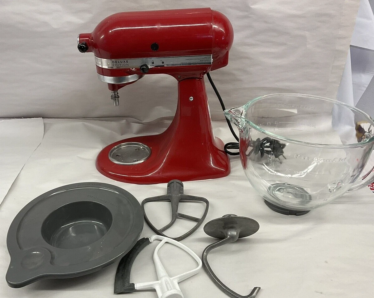 KitchenAid Deluxe Edition 5 qt 325W Stand Mixer Glass Bowl Candy