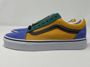 yellow green blue vans