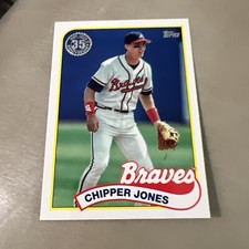 2024 Topps Series 1 1989 35th Anniv Insert #89B-76 Chipper Jones Atlanta Braves