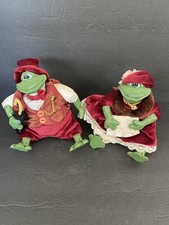 Russ Lil Romantics Leopold Lily Plush Fancy Well Dressed Frog Toad Figurines