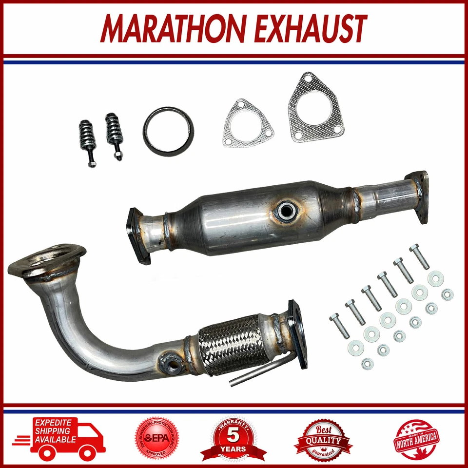 Tubo flexible delantero y convertidor catalítico para Acura TSX 2004-2008 2,4 L envío rápido Foto 3 de 3