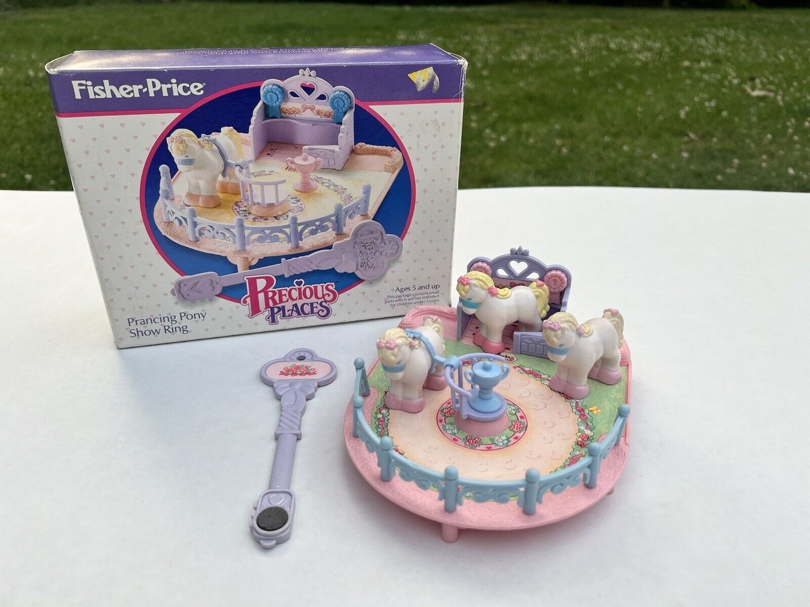 Fisher Price Precious Places Prancing Pony Show Ring #5189 1988 COMPLETE