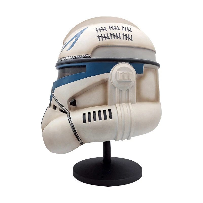 Star Wars:The Clone Wars Captain Rex Helmet Resin Cosplay Props w/PVC Eye Mask - Image 2 of 4