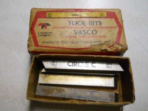 4- NOS - Circle C high speed steel lathe tool bits 5/16