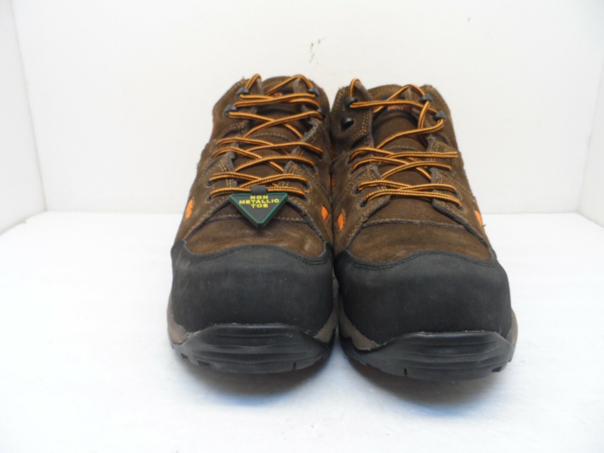 McRae Composite Toe 6” Hiker Work Boots Mens 10 M Brown Suede Lace Up EH McRae Industrial Work Boots Mens Hiker Composite Toe Brown  main image 2