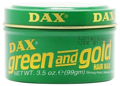 1 Dose  DAX Green & Gold Hair Wax ( Haar Wax ) 99g   100g=9,04E :