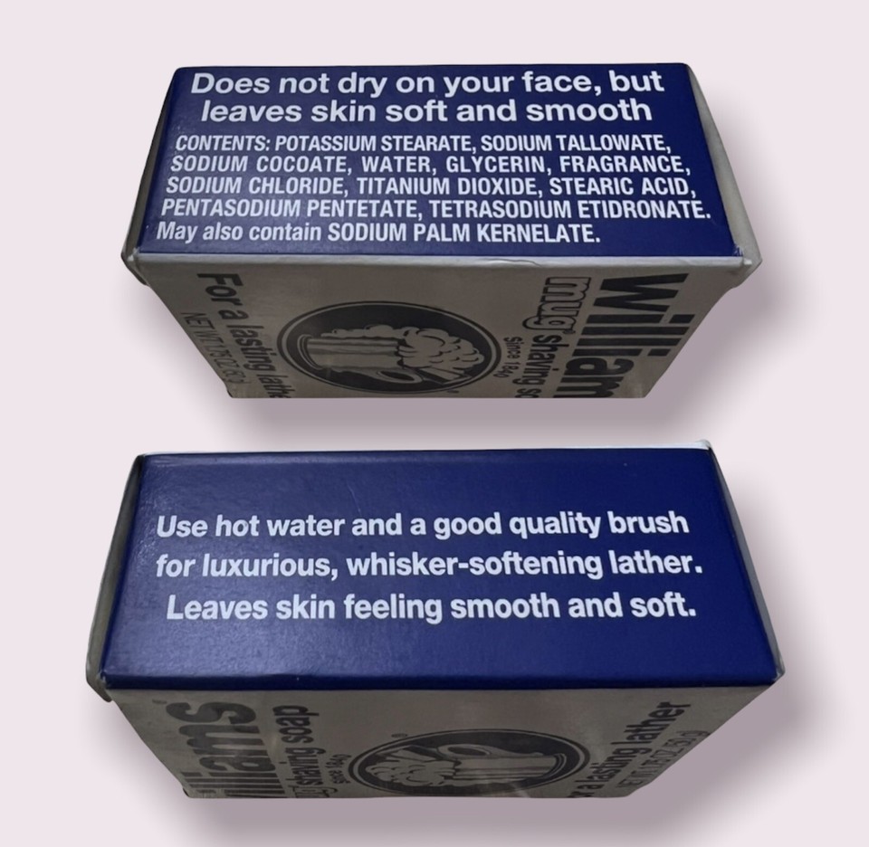 (1) Williams Mug Shaving Soap For A Lasting Lather Soft Smooth Skin 1.