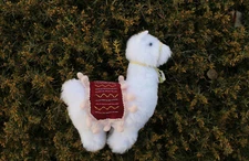 Stuffed Llama Fluffy Animal Cuddly Plush Baby Toy Handmade Kids Gift