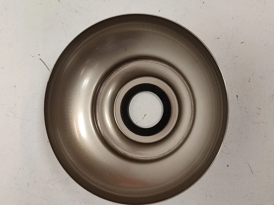 FOR PARTS ONLY-Coupler Cover-Hampton Bay Devron II 52 Brushed Nickel Ceiling Fan - Image 4 of 4