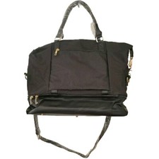 travel weekender bag women overnight travel tote with trolley sleeve PU Leather