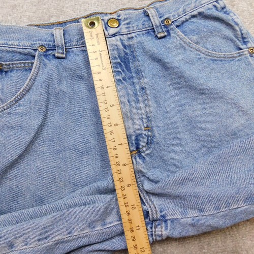 Vintage Wrangler Denim Shorts Kids 16 Actual 27x10 Blue Jean Knee Bermuda USA - Picture 4 of 10
