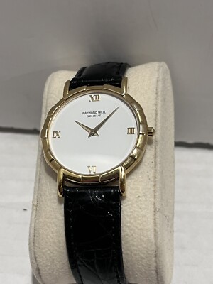 Raymond Weil Geneve Swiss Made 18k Gold Electroplated 3742 Men
