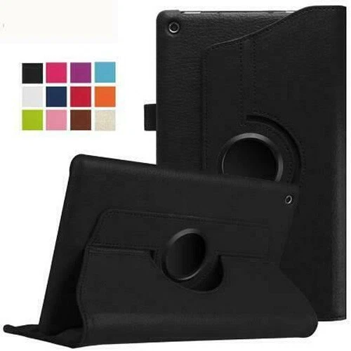 360 Coque Rotative En Cuir Synthétique Pour Samsung Galaxy Tab A7 Lite 8.7" - Photo 1/1