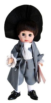 Madame Alexander 8'' DANIEL BOONE IN QUAKER DRESS Doll, 2013 MADC Conven. LE 120