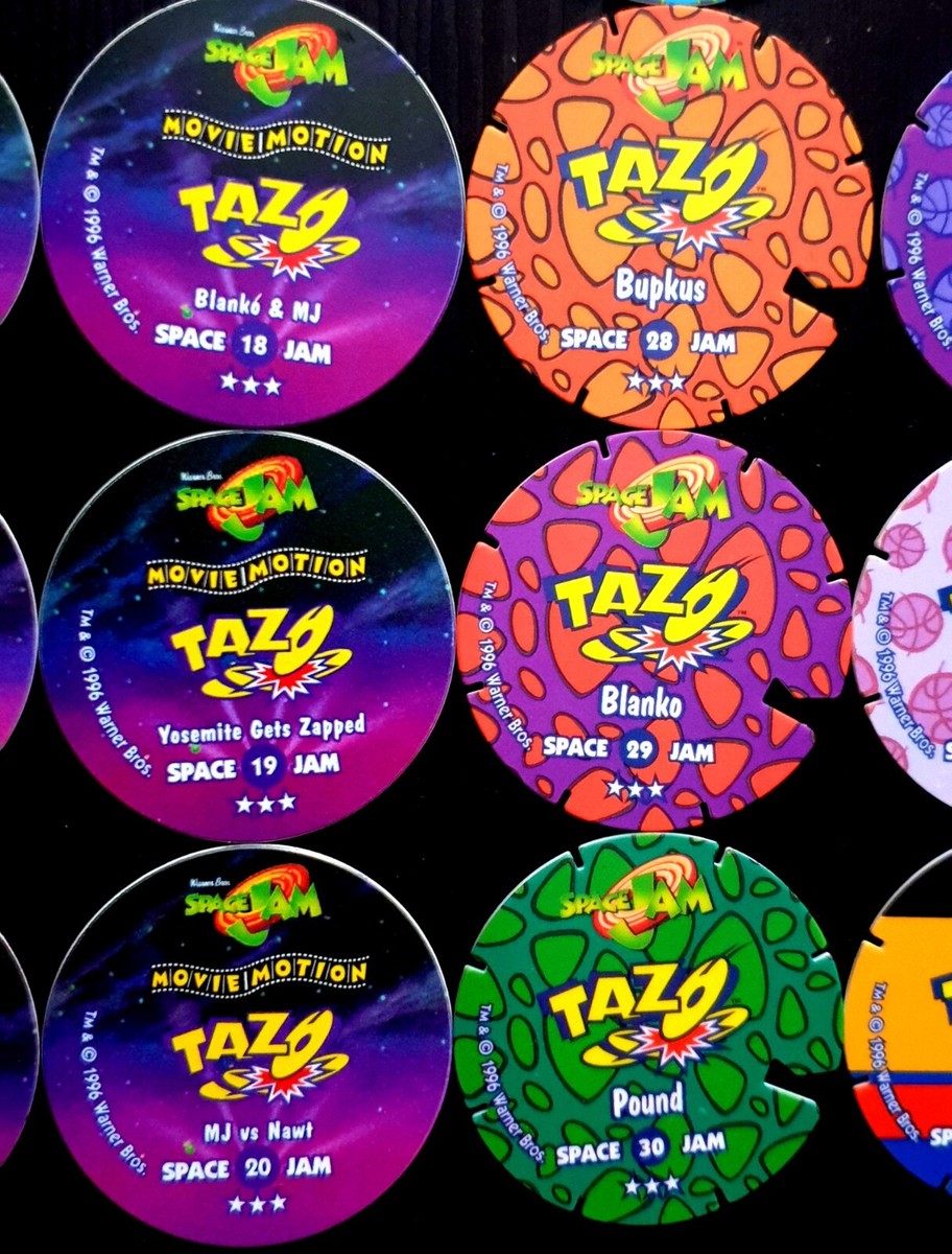 スペースジャム TAZOS メガタゾSPACE JAM マイケルジョーダン Space Jam Michael Jordan Tazo 50 | eBay